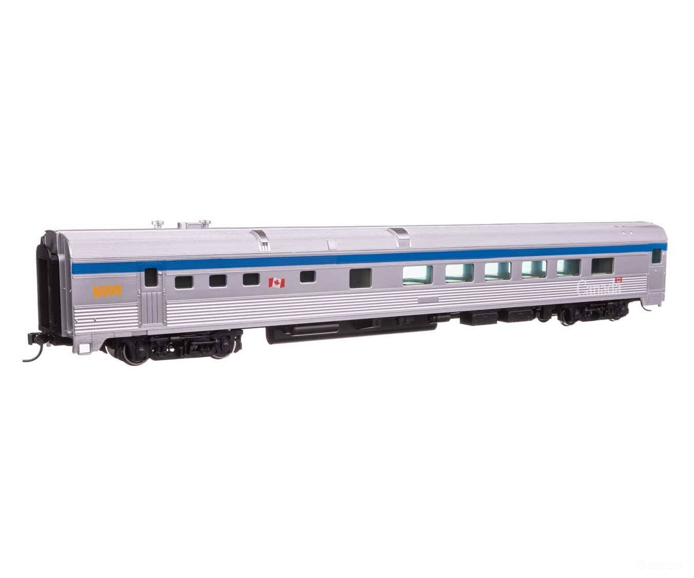 Walthers HO 30171 85’ Budd Diner - VIA Rail Passenger Cars