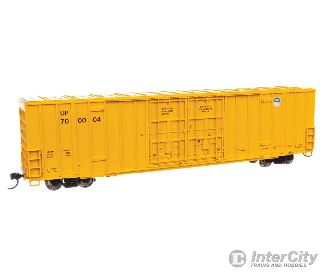 Walthers HO 3046 60’ High Cube Plate F Boxcar - Union Pacific(R) #700004 Freight Cars
