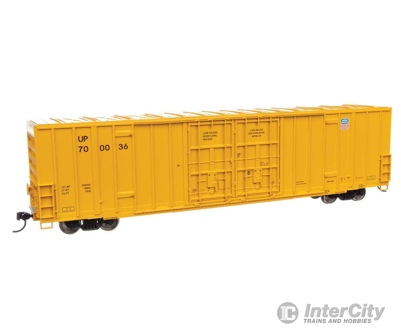 Walthers HO 3047 60’ High Cube Plate F Boxcar - Union Pacific(R) #700036 Freight Cars