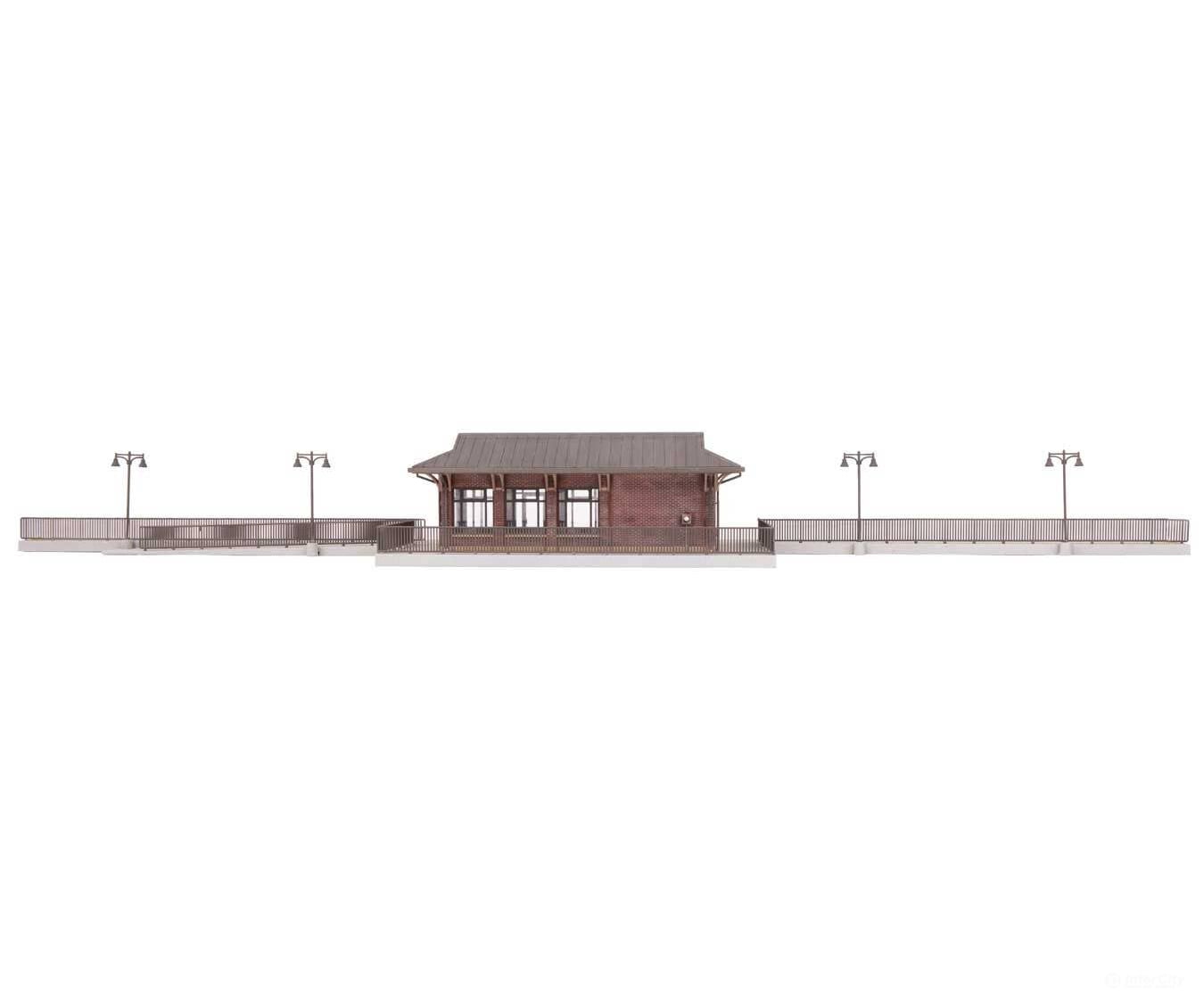 Walthers HO 3392 Amtrak(R) Rural Station - Kit - Structures