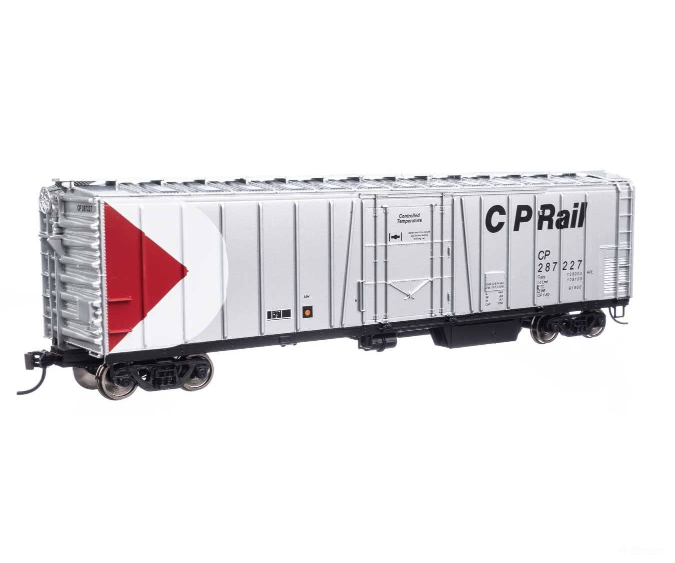 Walthers HO 3785 50’ AAR Mechanical Refrigerator Car - Ready-to-Run - Canadian Pacific #287227 - Freight Cars
