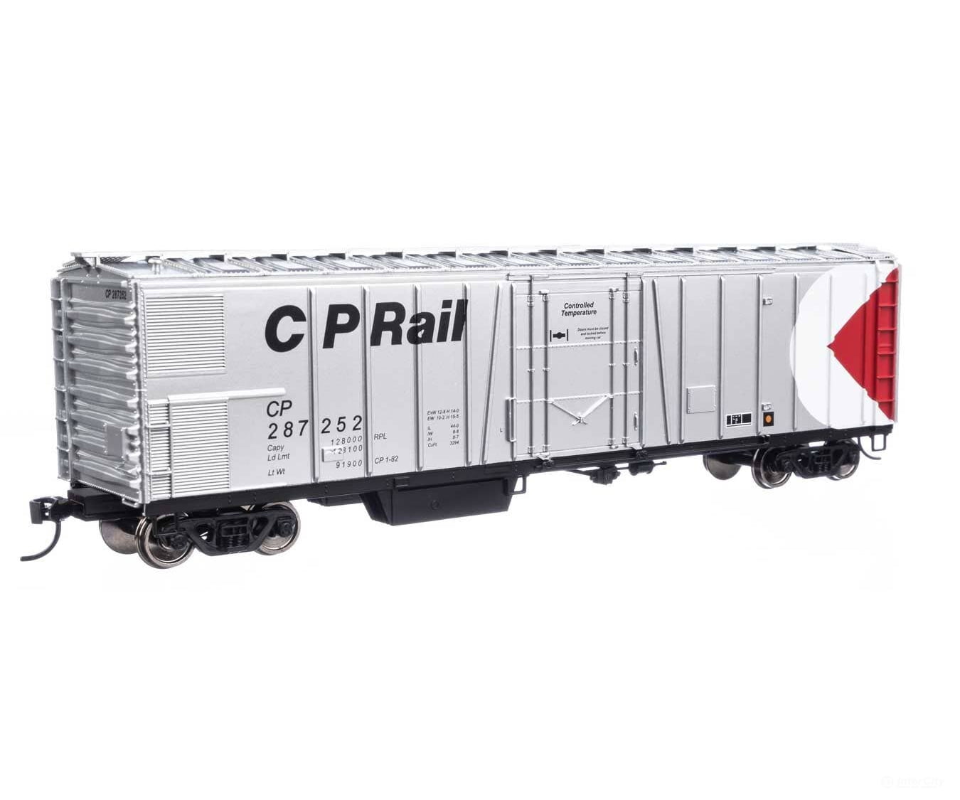 Walthers HO 3786 50’ AAR Mechanical Refrigerator Car - Ready-to-Run - Canadian Pacific #287252 - Freight Cars