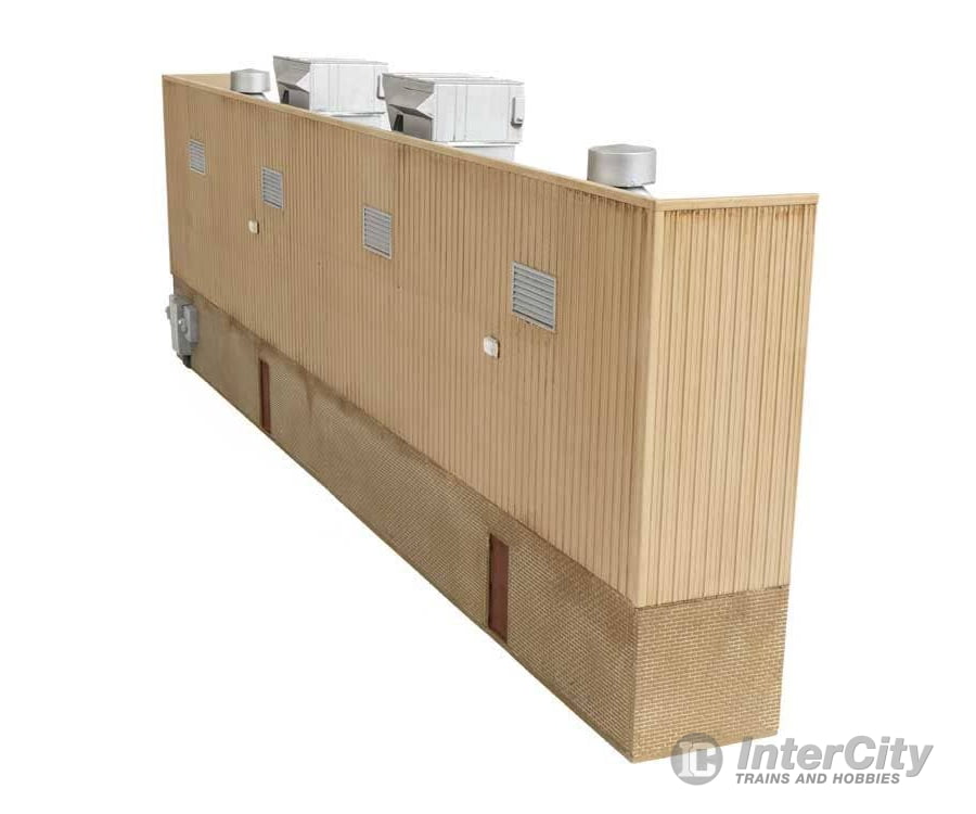 Walthers HO 4146 Plastic Pellet Plant Background Building - Kit Structures