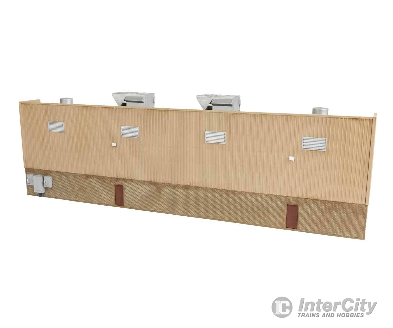 Walthers HO 4146 Plastic Pellet Plant Background Building - Kit Structures