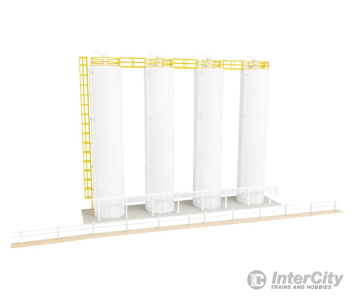 Walthers HO 4146 Plastic Pellet Plant Background Building - Kit Structures