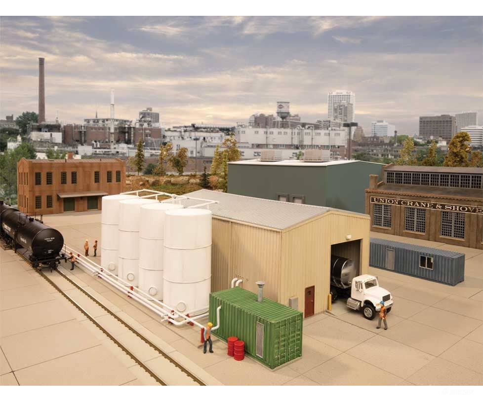 Walthers HO 4181 Corn Syrup Transfer - Transload Facility - Kit Structures