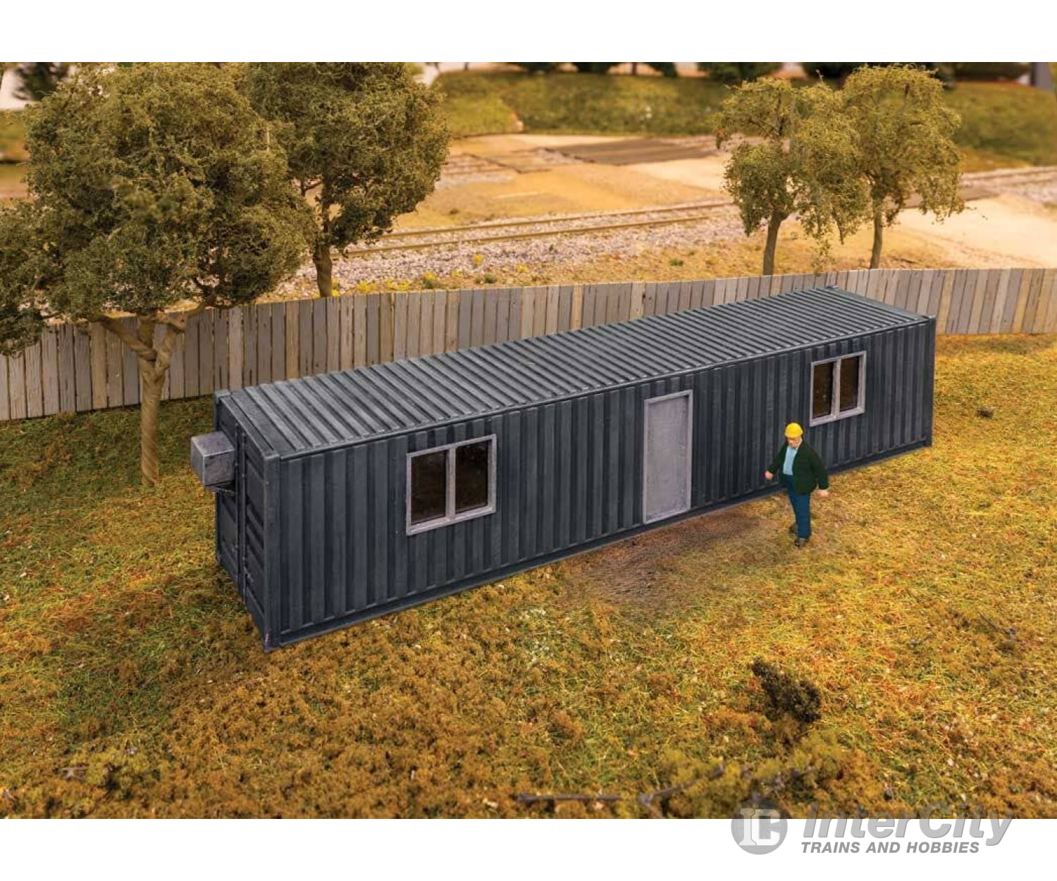 Walthers HO 4188 Transload Mobile Office - Transload Facility - Kit Structures
