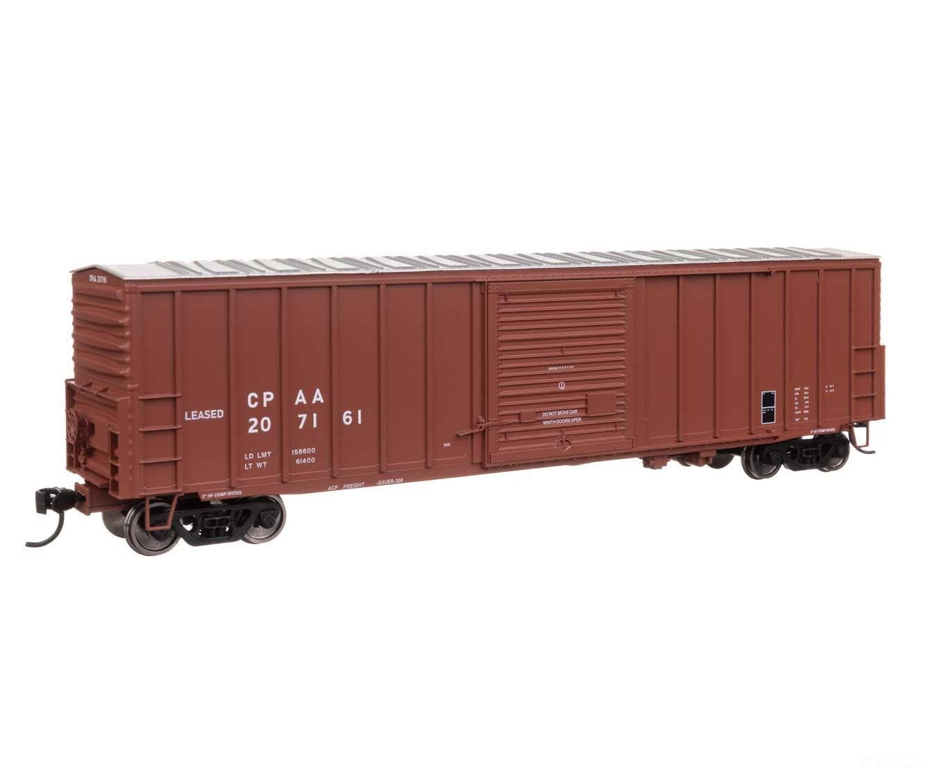 Walthers HO 46036 50’ ACF Exterior Post Dreadnaught End Plate B Boxcar - Canadian Pacific #207161 - Freight Cars