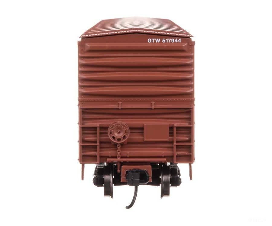 Walthers HO 46042 50’ ACF Exterior Post Dreadnaught End Plate B Boxcar - Grand Trunk Western #517944 - Freight Cars