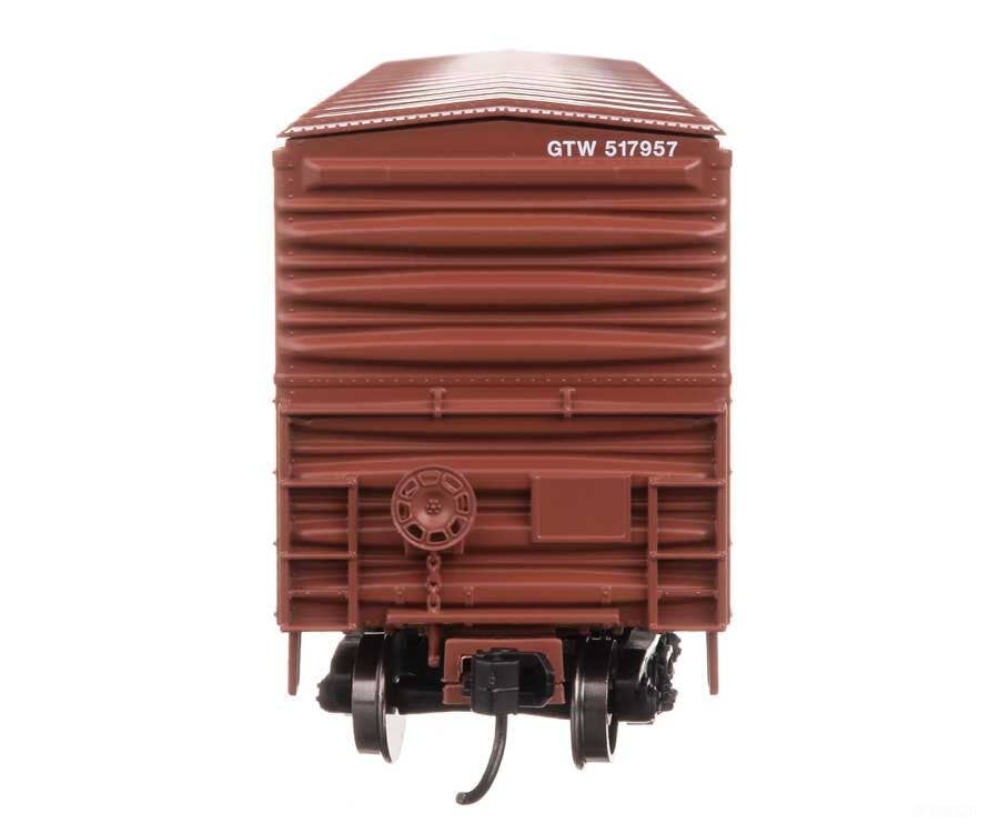Walthers HO 46043 50’ ACF Exterior Post Dreadnaught End Plate B Boxcar - Grand Trunk Western #517957 - Freight Cars