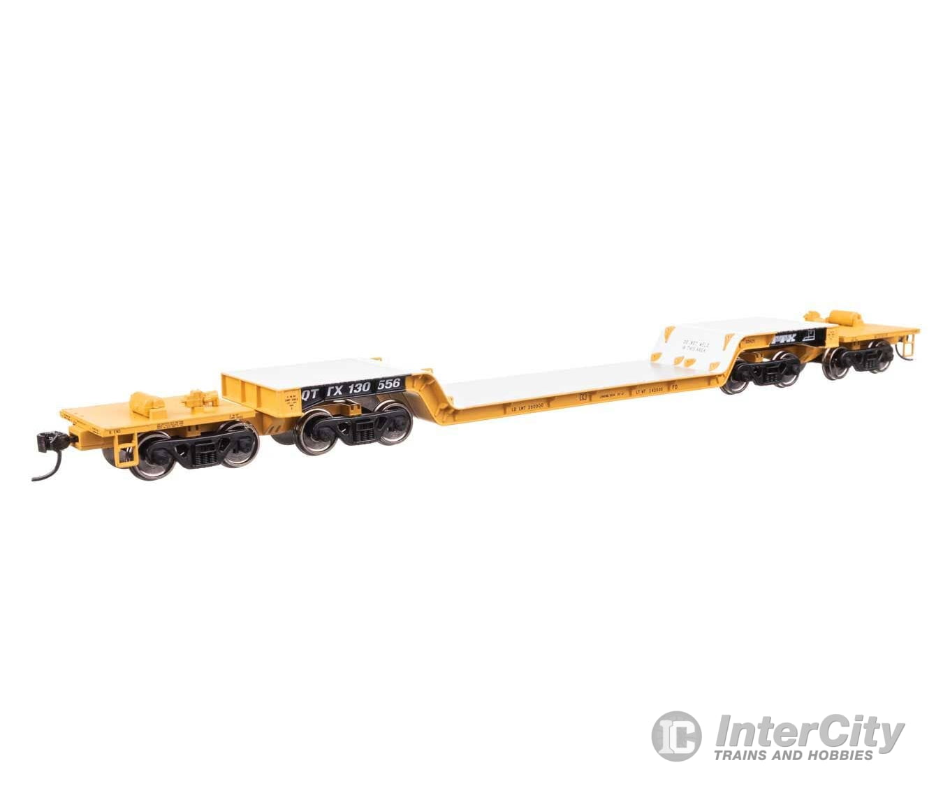 Walthers HO 50237 81’ 8-Axle Depressed Center Flatcar - TTX QTTX #130556 Freight Cars