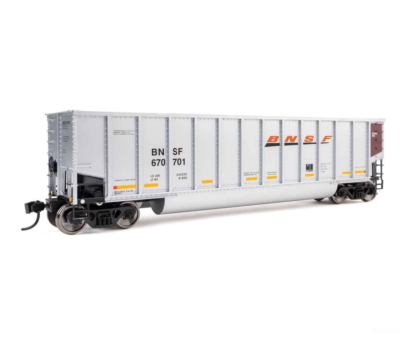 Walthers HO 55910 50’ Bethgon Coalporter Gondola 3-Pack - BNSF #670668 #670699 #670701 - Freight Cars