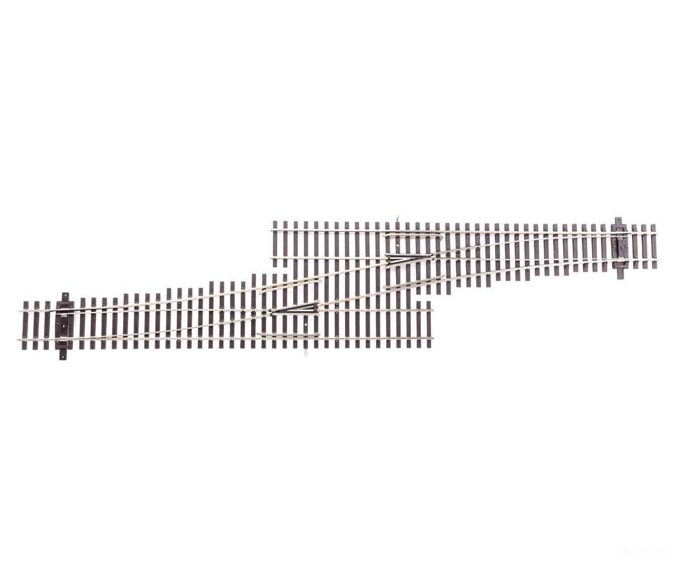 Walthers HO 83073 Code 83 Nickel Silver DCC Friendly Number 5 Single Crossover Turnout - Left Hand Track & Turnouts