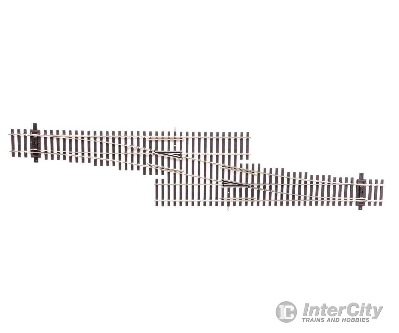Walthers HO 83074 Code 83 Nickel Silver DCC Friendly Number 5 Single Crossover Turnout - Right Hand Track & Turnouts