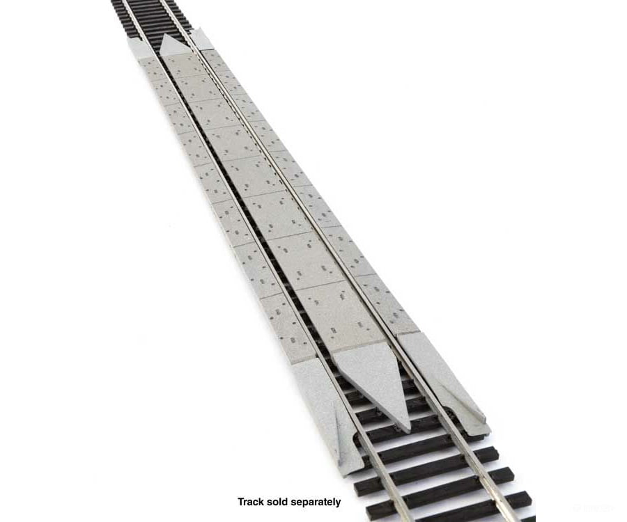 Walthers 83115 Modern Concrete Crossing W/Rerailer Ends -- Kit Track & Turnouts