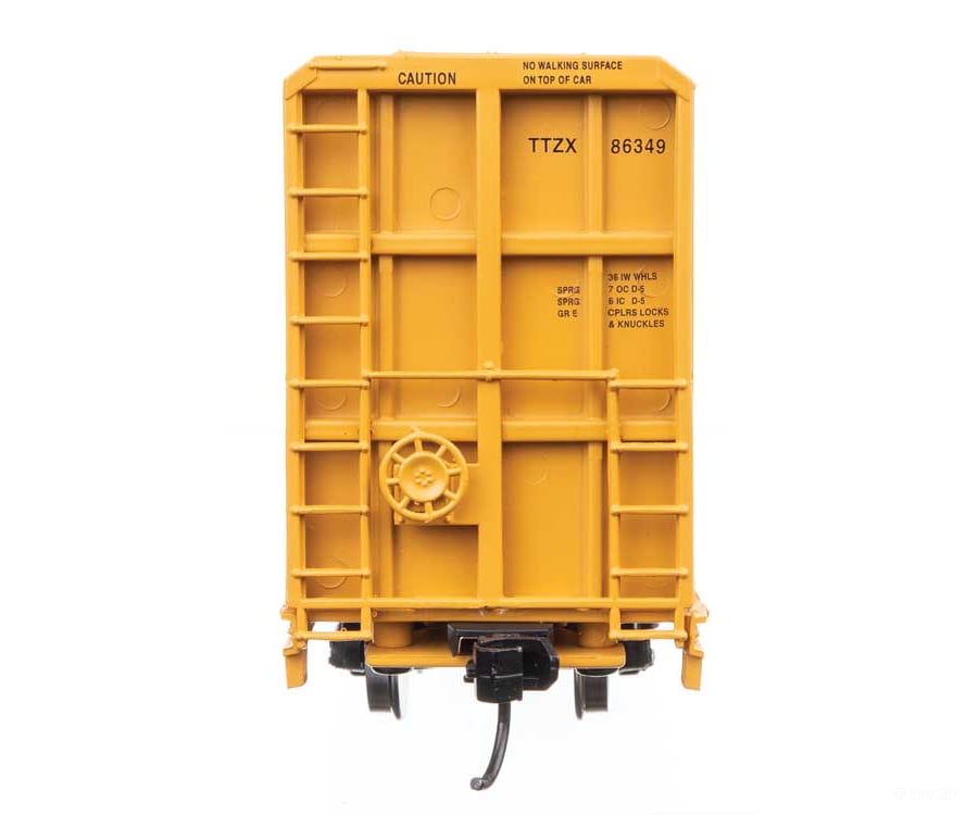 Walthers HO 910-50744 72’ Centerbeam Flatcar w/Opera Windows - TTX #86349 - Freight Cars