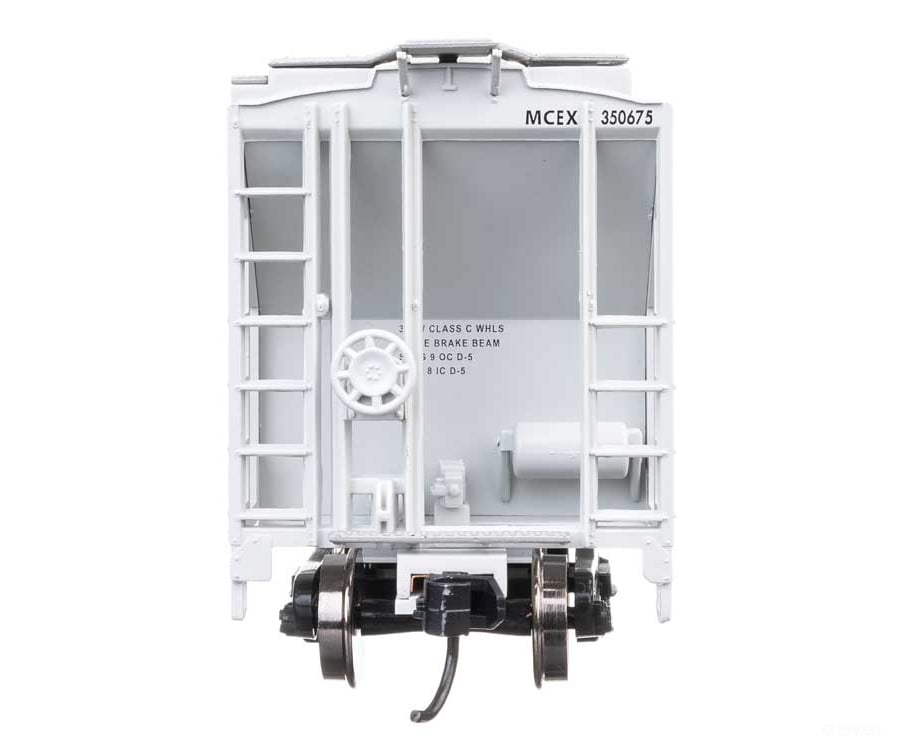 Walthers HO 910-8516 37’ 2980 Cubic-Foot 2-Bay Covered Hopper - MCEX #350675 - Freight Cars