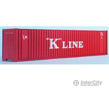 Walthers Ho 933-1704 40’ High Cube Container - K-Line Freight Loads & Containers