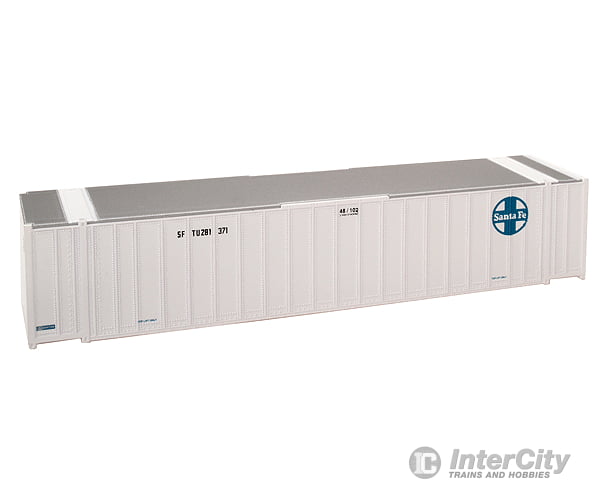 Walthers Ho 933-1817 48’ Stoughton Ribside Exterior Post Container - Santa Fe Freight Loads &