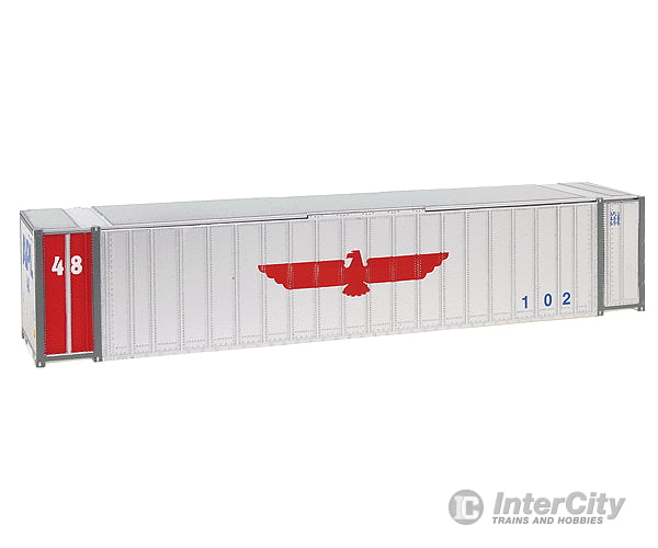 Walthers Ho 933-1820 48’ Stoughton Ribside Exterior Post Container - American President Lines