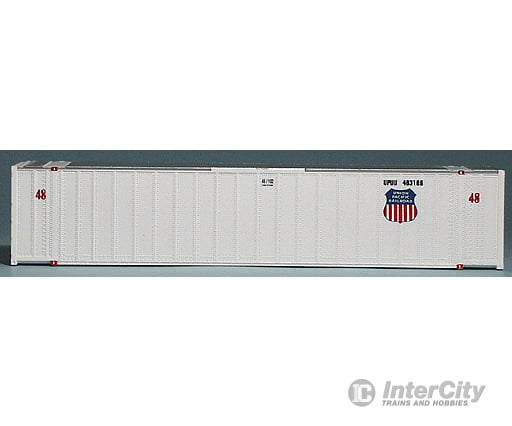 Walthers Ho 933-1823 48’ Stoughton Ribside Exterior Post Container - Union Pacific (White Shield