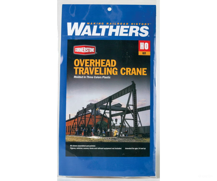 Walthers Cornerstone 3102 Overhead Traveling Crane -- Kit - 12-3/16 X 8-5/8’ 31 21.9Cm Structures