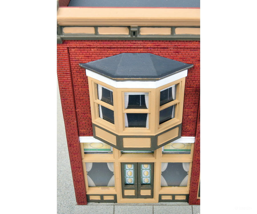Walthers Cornerstone 3468 Perfect Perk Cafe -- Kit - 3-1/8 X 5-1/2 4-1/2’ 7.9 13.9 11.4Cm Structures