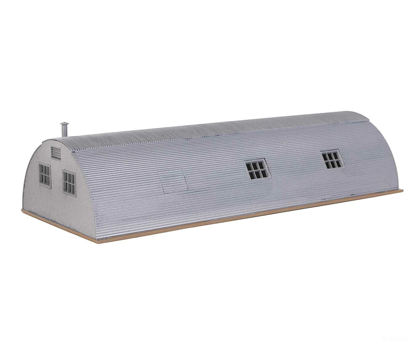 Walthers Cornerstone 3560 Quonset Hut -- Kit - 6-9/16 X 2-3/4 1-1/2’ 16.6 6.9 3.8Cm Structures