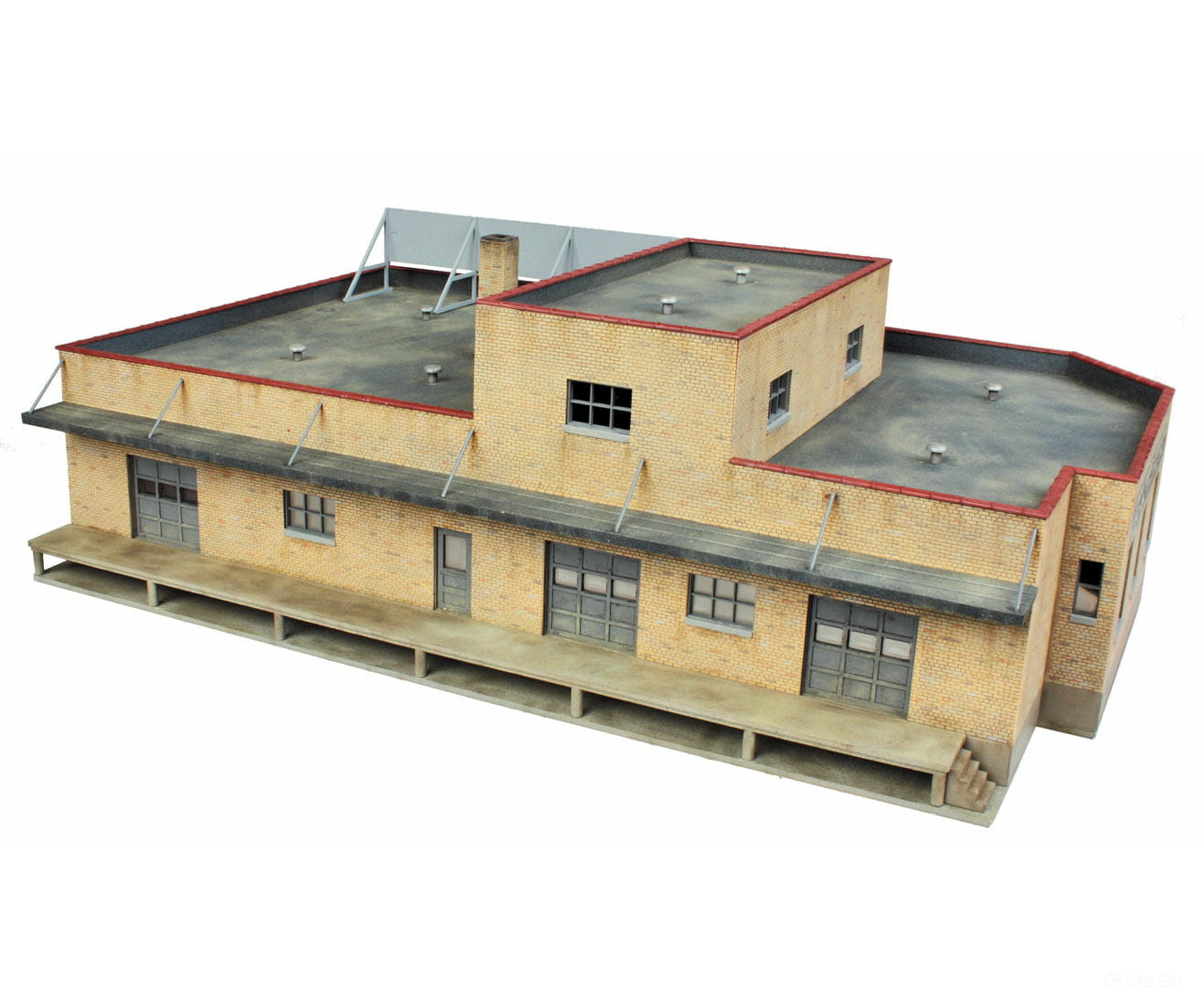 Walthers Cornerstone 3760 Grocery Distributor -- Kit - 12-13/16 X 9’ 32 22.5Cm Structures
