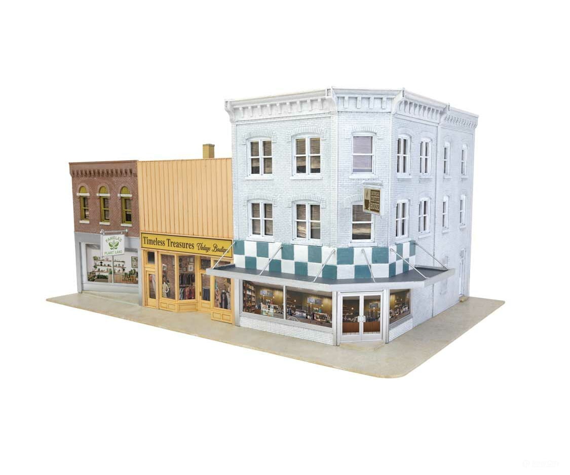 Walthers Cornerstone 4044 Merchant’s Row Vii -- Kit - 10-1/2 X 6-7/8 5-3/8’ 26.6 15.5 13.6Cm