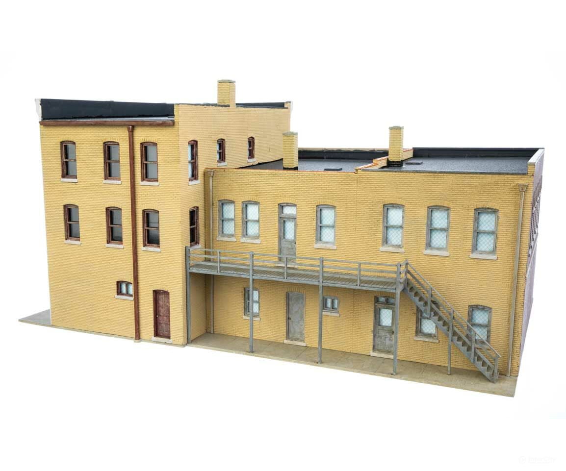Walthers Cornerstone 4044 Merchant’s Row Vii -- Kit - 10-1/2 X 6-7/8 5-3/8’ 26.6 15.5 13.6Cm