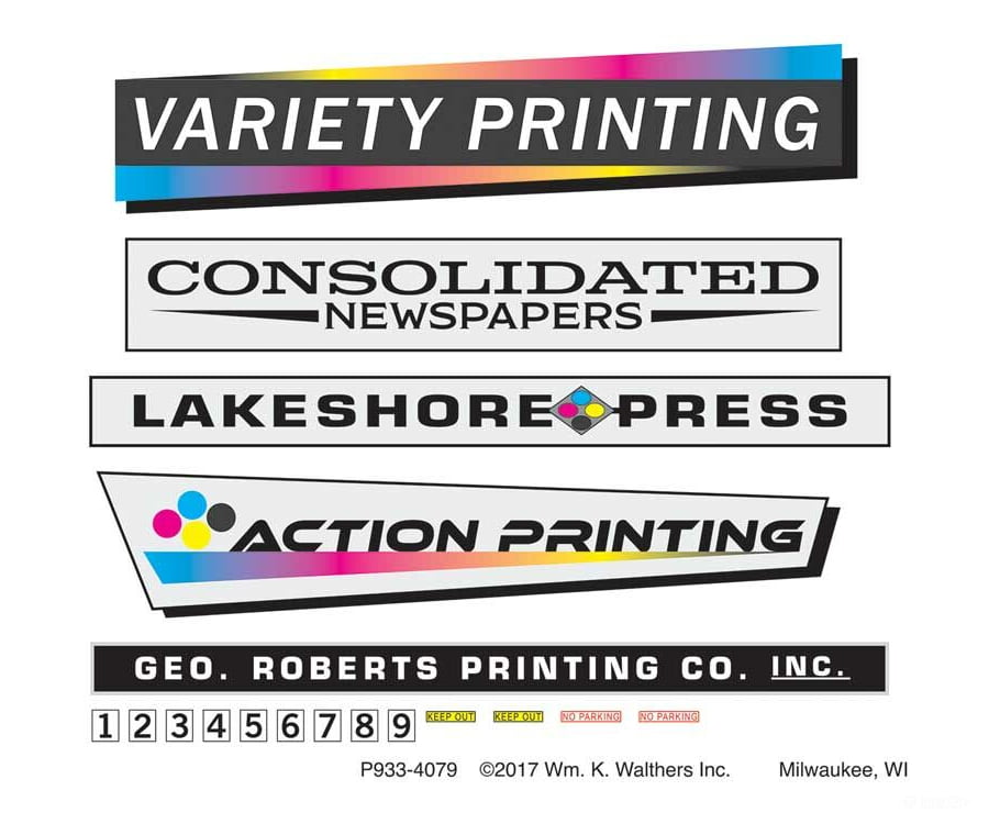 Walthers Cornerstone 4079 Modern Printing Plant - Industrial Park -- Kit 16-5/8 X 8-3/8 5-11/16 42.2