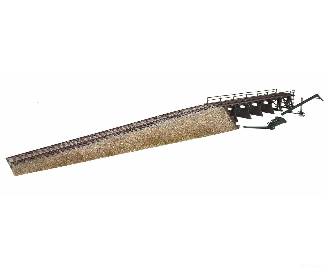 Walthers Cornerstone 4093 Coal Trestle -- Kit - 24-1/2 X 4-3/8 1-3/4’ 62.3 11.1 4.4Cm Structures
