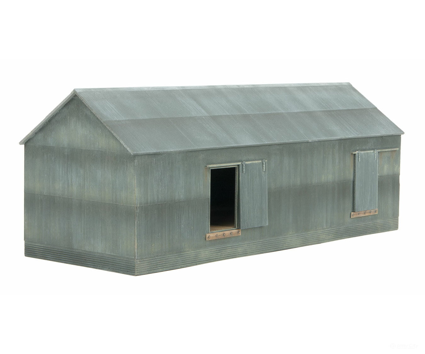 Walthers Cornerstone 4101 Brickworks Storage Building -- Kit - 9 X 4-1/4 3-1/2’ 22.5 10.6 8.7Cm