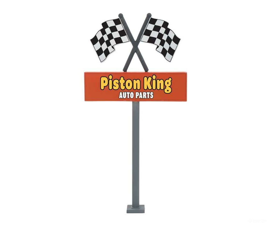 Walthers Cornerstone 4114 Auto Parts Store -- Kit - 9-15/16 X 8-7/8 2-7/8’ 25.2 22.5 7.3Cm