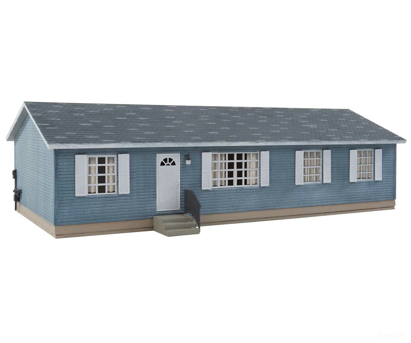 Walthers Cornerstone 4150 Modern Sectional House -- Kit - 6-7/8 X 3-5/16 2’ 17.5 8.4 5.2Cm