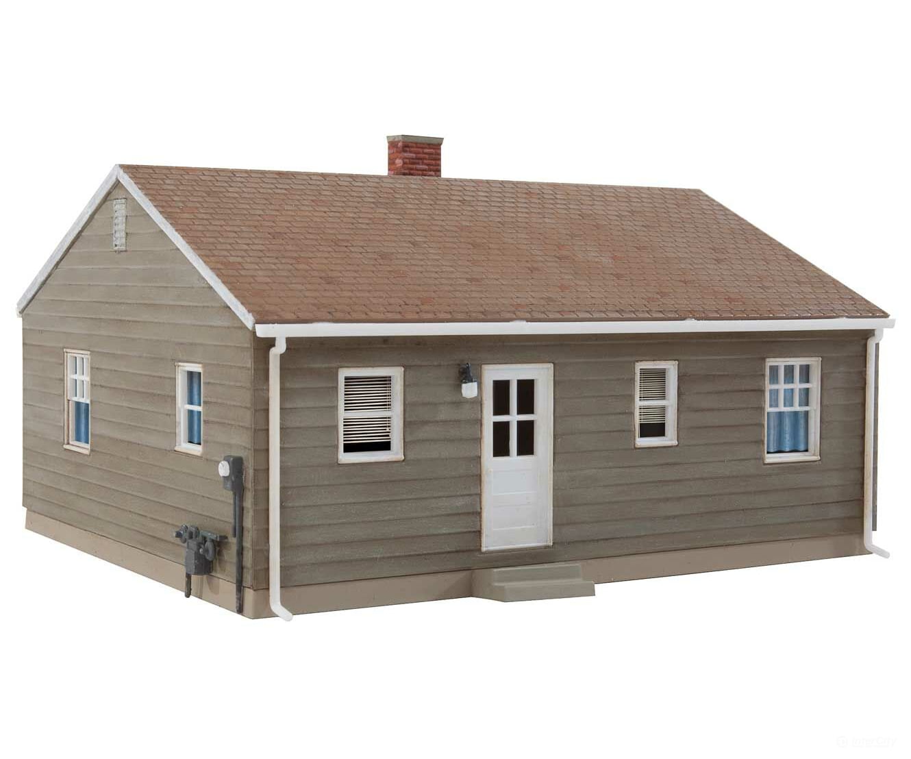 Walthers Cornerstone 4152 Postwar Prefab House -- Kit - 4-1/4 X 3-1/2 2-3/8’ 10.8 8.8 6Cm Structures
