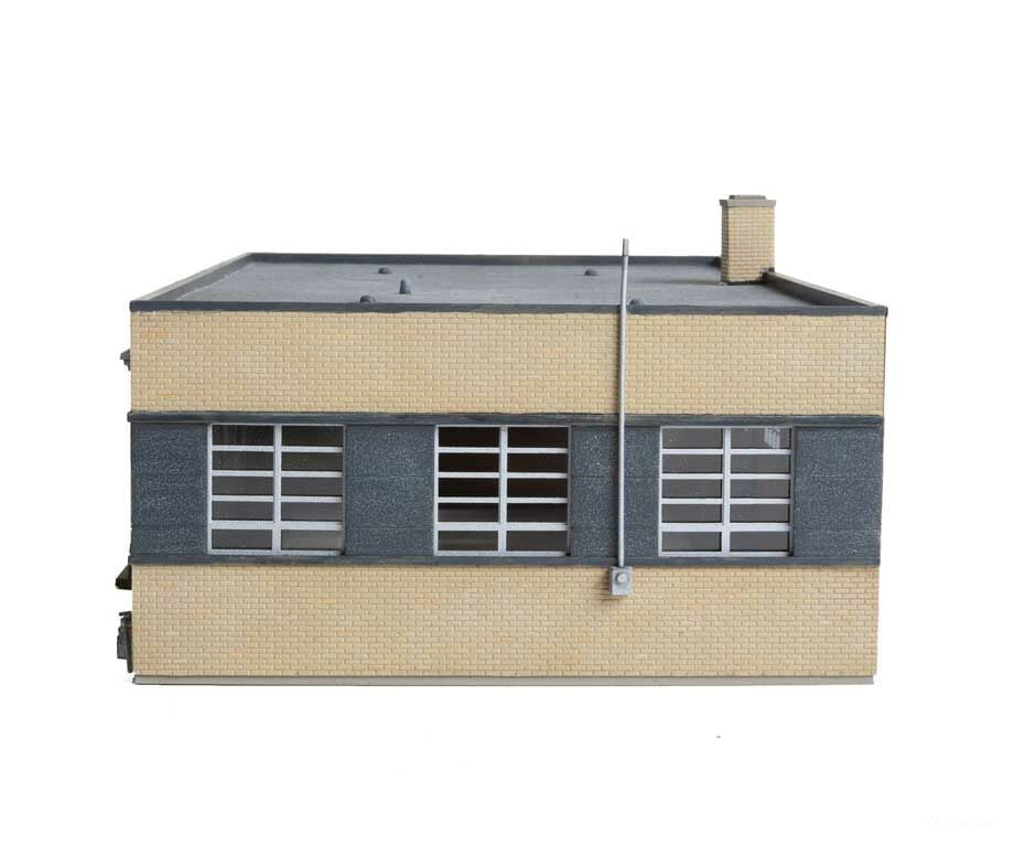 Walthers Cornerstone 4200 Brick Post Office -- Kit - 7-7/8 X 5-11/16 3-1/16’ 20 14.4 7.7Cm