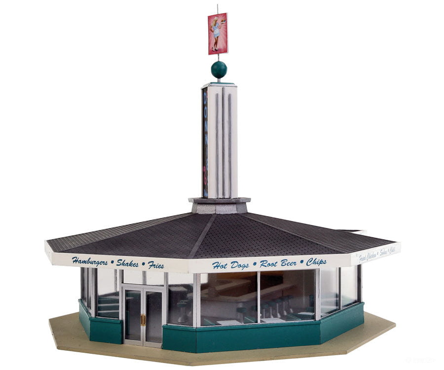 Walthers Ho Cornerstone Donnie’s Drive-In #3474 Structures