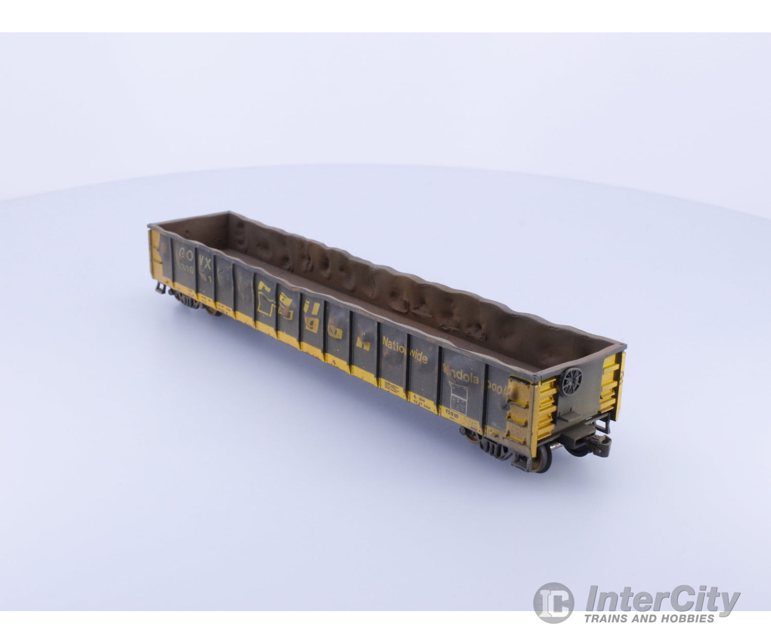 Walthers HO Low Side Hopper Prof. Weathered Railgon Company (GONX) 310161 Freight Cars