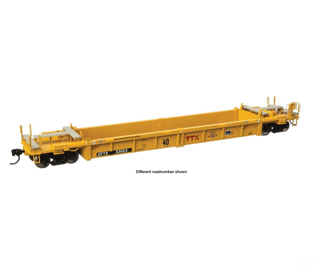 Walthers Mainline 8433 Thrall Rebuilt 40 Well Car - Ready To Run -- Ttx Dttx #53244; Red & Next Load