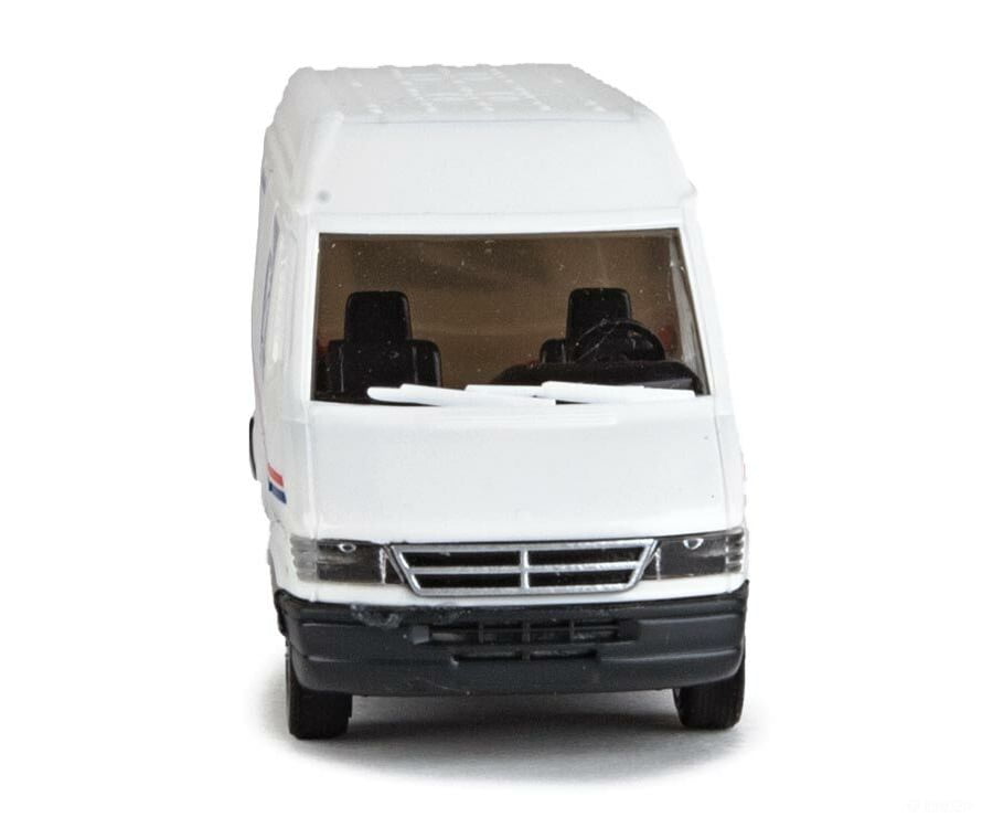 Walthers Scenemaster 12208 Delivery Van - Assembled -- United States Postal Service (White Blue Red;