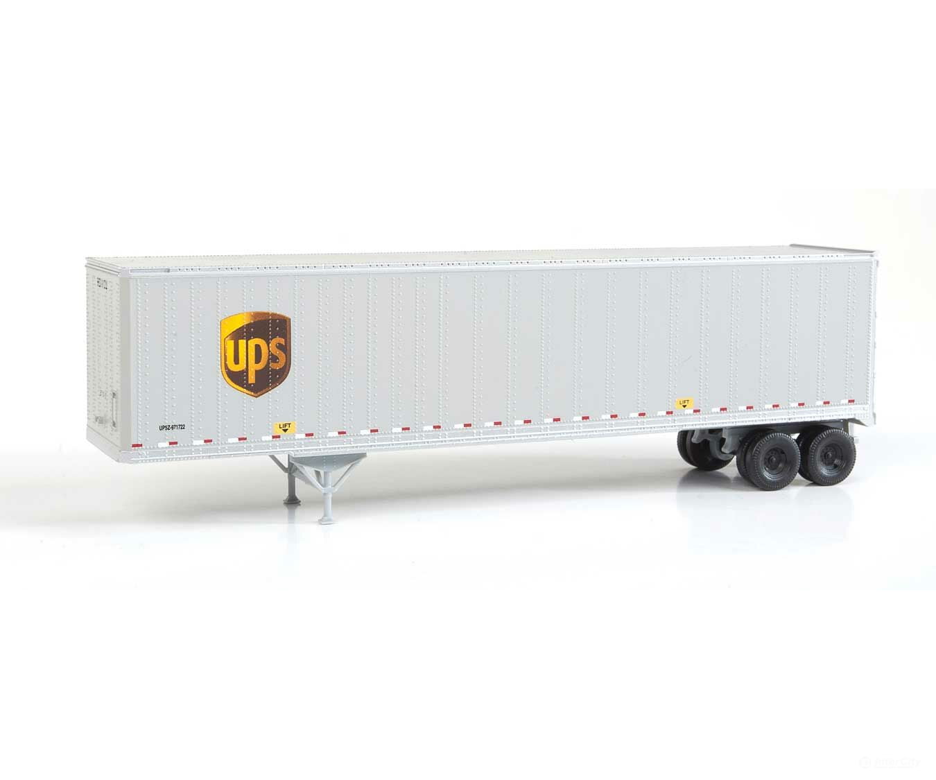 Walthers Scenemaster 2213 45’ Stoughton Trailer 2-Pack - Assembled -- United Parcel Service
