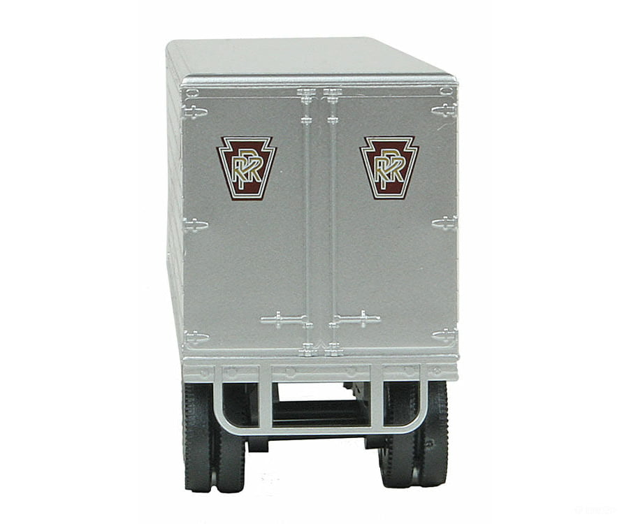 Walthers Scenemaster 2405 35’ Fluted-Side Trailer 2-Pack - Assembled -- Pennsylvania Railroad