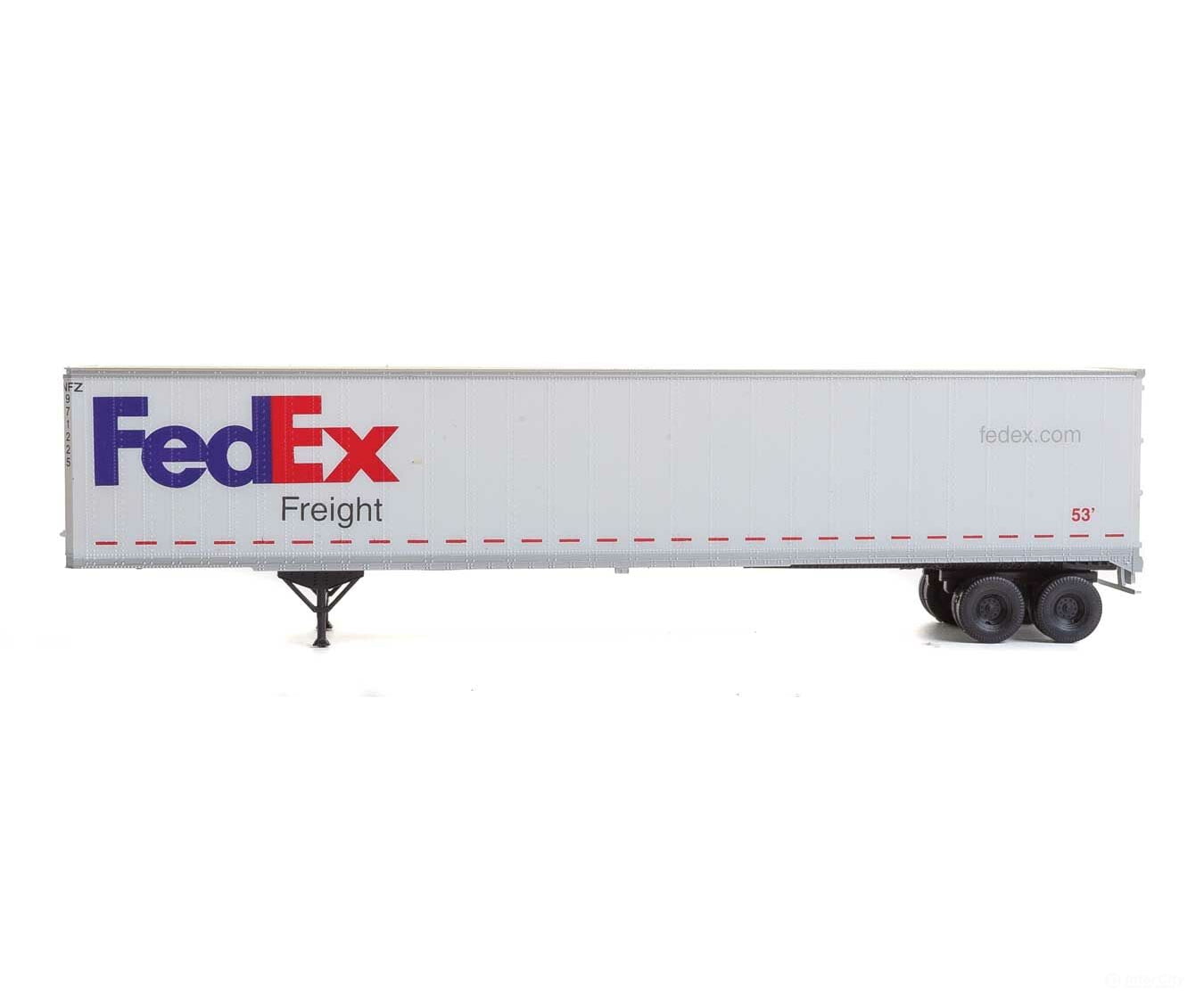 Walthers Scenemaster 2452 53’ Stoughton Trailer 2-Pack - Assembled -- Fedex Freight Loads &