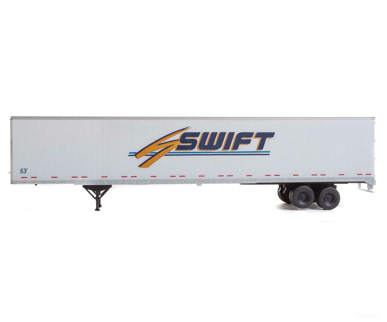 Walthers Scenemaster 2457 53’ Stoughton Trailer 2-Pack - Assembled -- Swift Freight Loads &