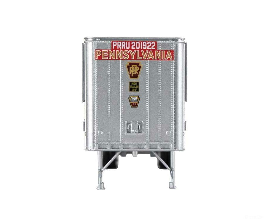 Walthers Scenemaster 2609 Flexi-Van 40’ Trailer 2-Pack - Assembled -- Pennsylvania Railroad