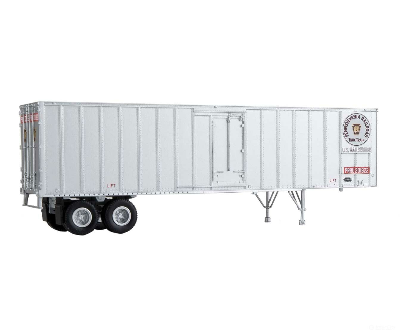 Walthers Scenemaster 2609 Flexi-Van 40’ Trailer 2-Pack - Assembled -- Pennsylvania Railroad