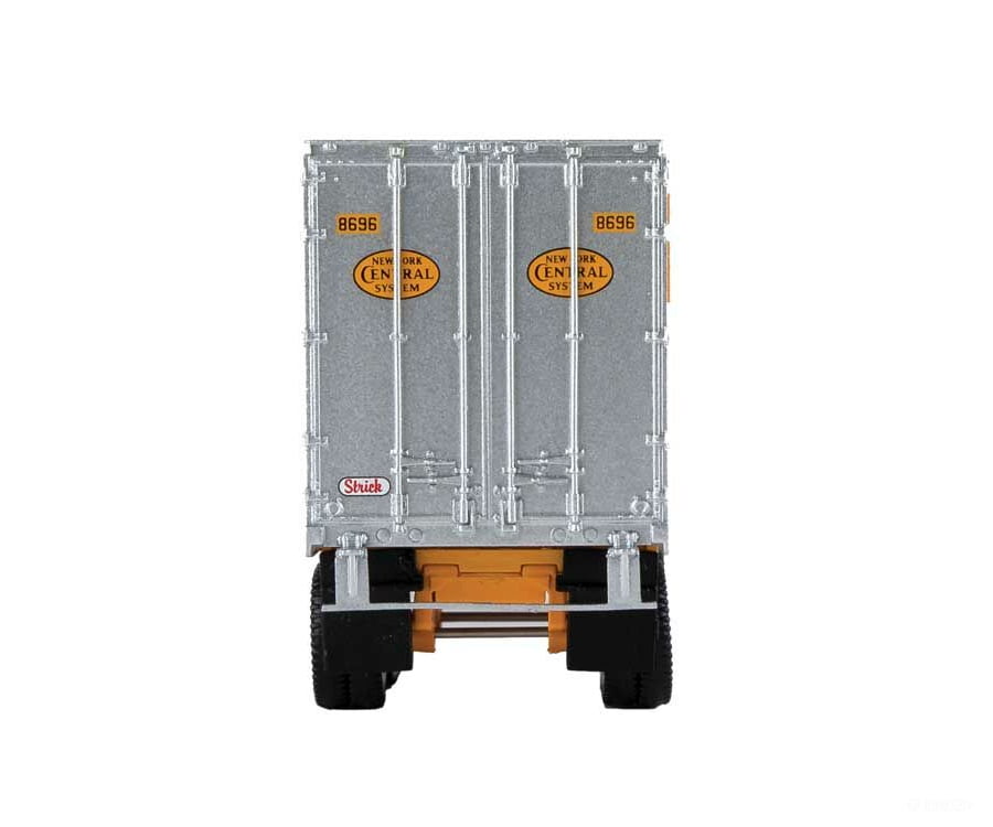 Walthers Scenemaster 2611 Flexi-Van 40’ Trailer 2-Pack - Assembled -- Pittsburgh & Lake Erie