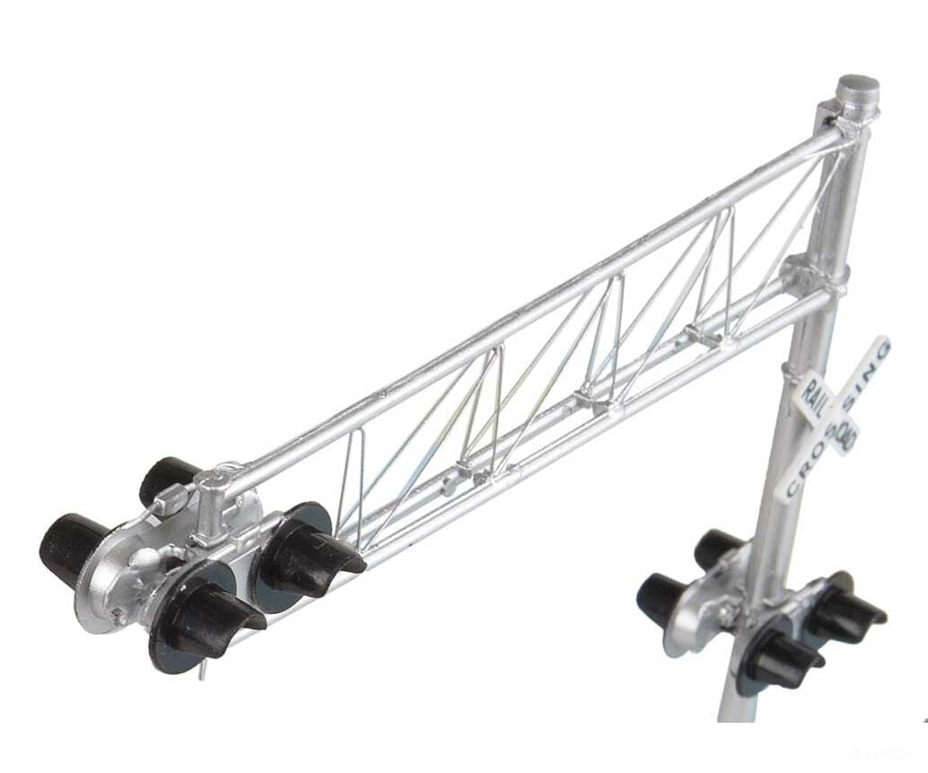 Walthers Scenemaster 4332 Post-1960S Cantilever Grade Crossing Signal -- Single-Lane Signals &